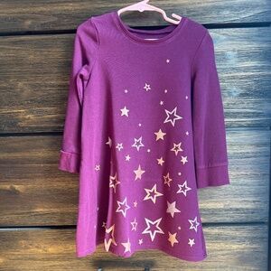 Jumping Beans Purple Sweater Dress Size: 5, 6 & 7